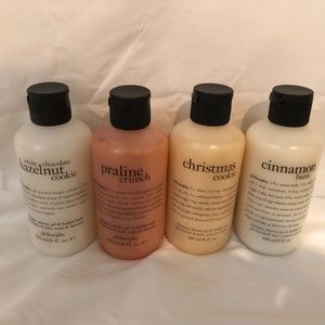 Philosophy 4pc Shower Gel & Bubble Bath Set